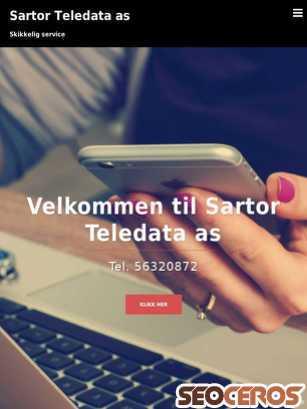 teledata.as tablet förhandsvisning