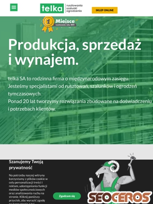 telka.pl tablet Vista previa