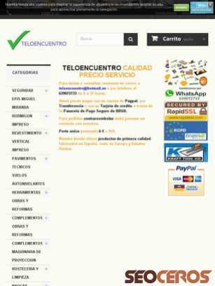 teloencuentro.es tablet előnézeti kép