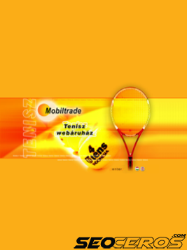 teniszlabda.hu tablet előnézeti kép