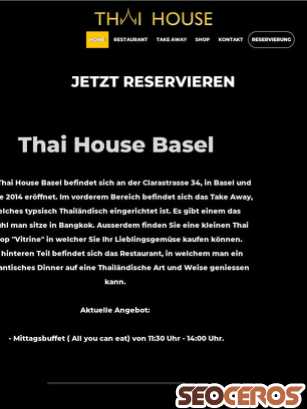thaihouse.ch tablet preview