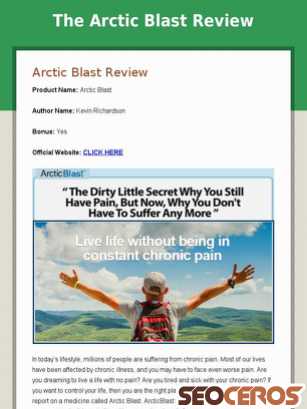 thearcticblastreview.com tablet preview