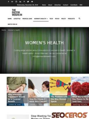 thedoctorweighsin.com/category/womens-health tablet előnézeti kép