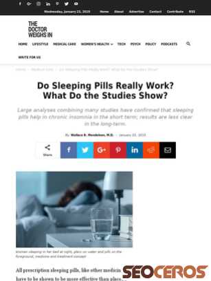 thedoctorweighsin.com/do-sleeping-pills-really-work-what-do-the-studies-show tablet obraz podglądowy