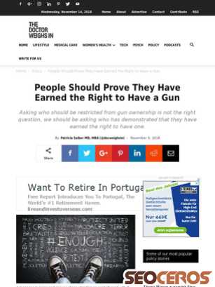 thedoctorweighsin.com/earn-right-gun tablet förhandsvisning