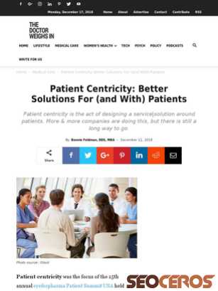 thedoctorweighsin.com/patient-centricity-solutions tablet előnézeti kép