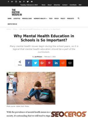 thedoctorweighsin.com/why-is-mental-health-education-so-important tablet obraz podglądowy