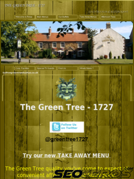 thegreentree.co.uk tablet preview