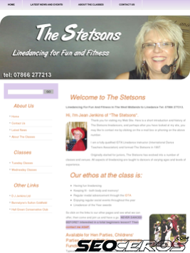 thestetsons.co.uk tablet Vista previa