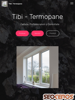 tibi-termopane.ro tablet vista previa