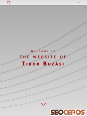 tiborbuzasi.com tablet förhandsvisning