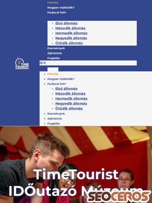timetourist.hu tablet előnézeti kép