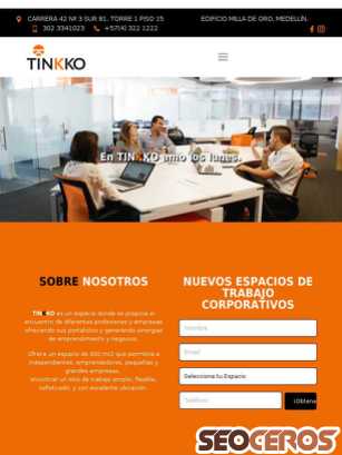 tinkko.com tablet Vista previa
