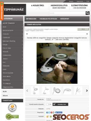 tipparuhaz.hu/Handy-LED-es-nagyitos-lampa-nagyito-lencse-foglala tablet preview