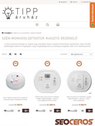 tipparuhaz.hu/Szen-monoxid-fust-es-gaz-detektor tablet previzualizare