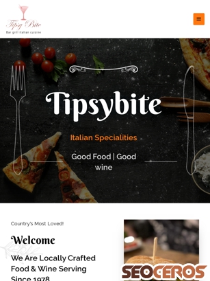 tipsybite.co.uk tablet náhled obrázku
