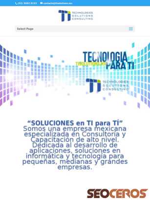 tisolutions.mx tablet previzualizare