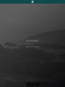 tonedef.co.uk tablet preview
