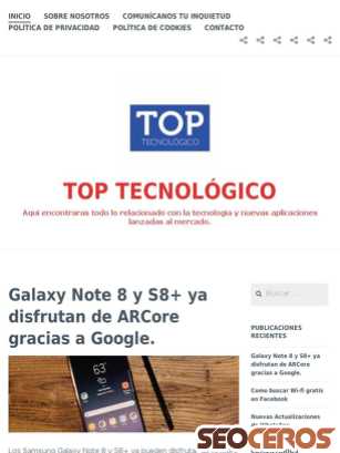 toptecnologico.com tablet náhľad obrázku
