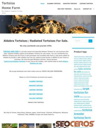 tortoisehomefarm.org tablet náhled obrázku