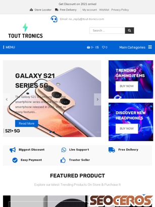 tout-tronics.com tablet előnézeti kép