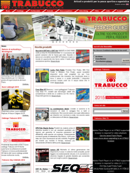 trabucco.it tablet preview