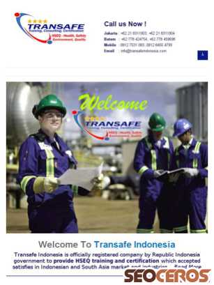 transafeindonesia.co.id tablet náhled obrázku