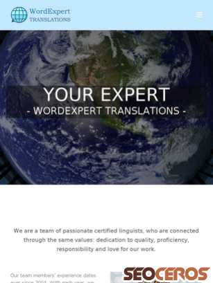 translatewordexpert.com tablet prikaz slike