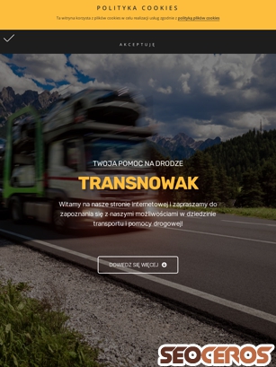 transnowak.pl tablet prikaz slike