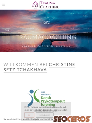 traumacoaching.at tablet Vorschau