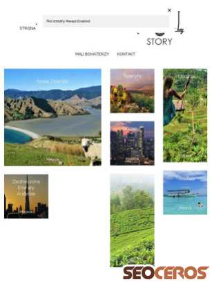travel-story.pl tablet náhled obrázku