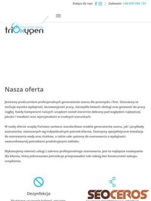 trioxygen.com.pl tablet obraz podglądowy