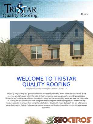 tristarqualityroofing.com tablet preview