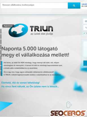 triun.hu tablet preview
