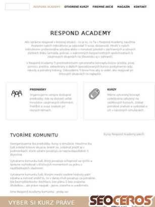 tst.respondacademy.sk/komunita-respond-academy tablet anteprima