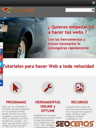 turboweb.es tablet előnézeti kép