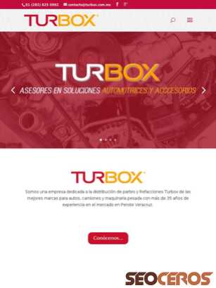 turbox.com.mx tablet preview