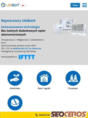 ubibot.pl tablet förhandsvisning