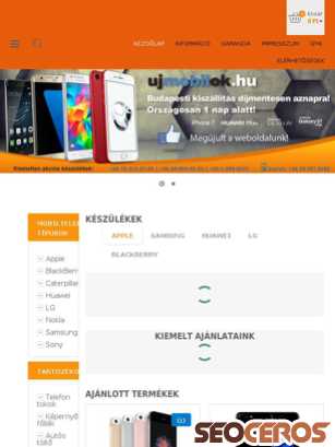 ujmobilok.hu tablet előnézeti kép
