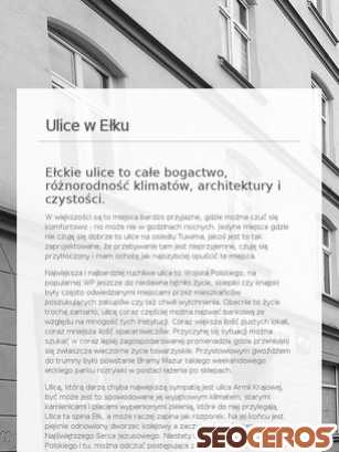 ulice.elk.pl tablet preview