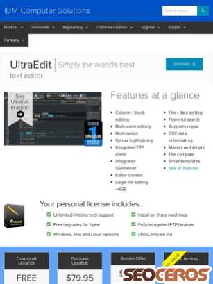 ultraedit.com tablet preview
