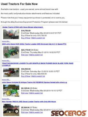 used-tractors-for-sale.com tablet preview