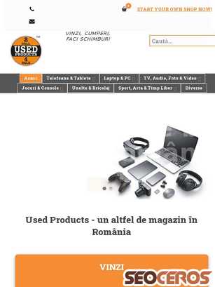 usedproducts.ro tablet previzualizare