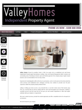 valleyhomes.co.uk tablet anteprima