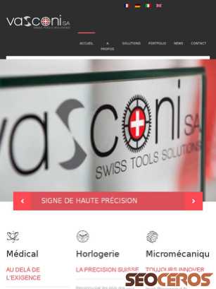 vasconi.ch tablet Vorschau