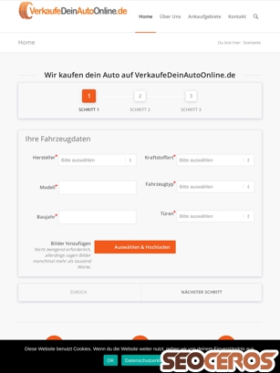 verkaufe-dein-auto-online.de tablet előnézeti kép