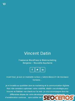 vincent-datin.com tablet előnézeti kép