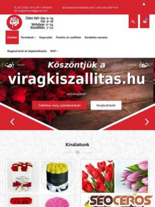 viragkuldes-budapest.hu tablet preview
