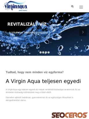 virginaqua.hu tablet förhandsvisning