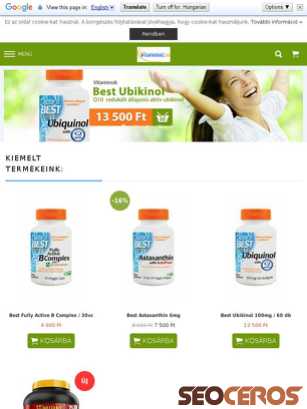 vitaminbolt.eu tablet náhled obrázku